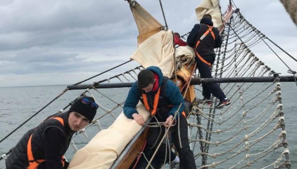 Sail Training Ireland funded by Veolia Connect