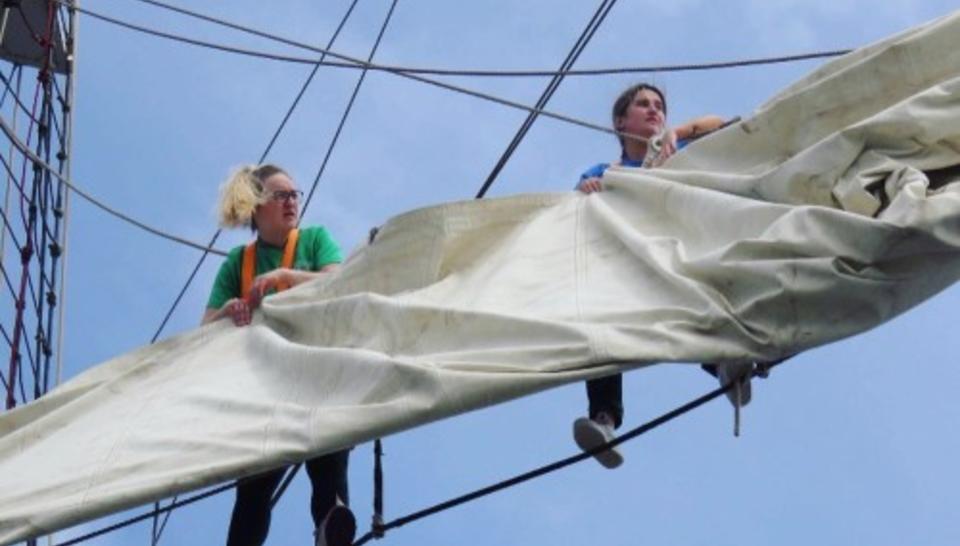 Sail Training Ireland funded by Veolia Connect