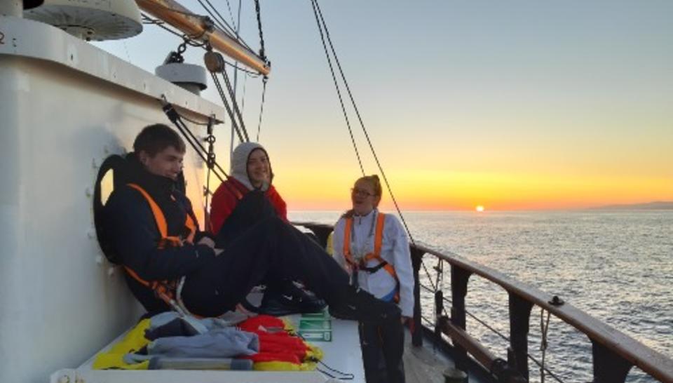 Sail Training Ireland funded by Veolia Connect