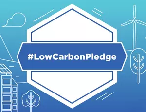 Low Carbon Pledge hashtag