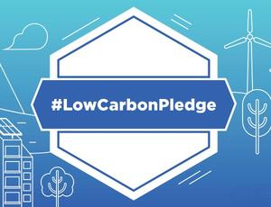 Low Carbon Pledge hashtag