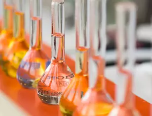 Biopharma laboratory test tubes