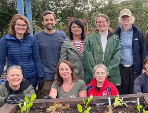A group of Veolia employees on a volunteering day | Social Value strategy