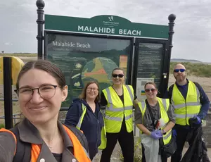 world ocean day veolia Ireland volunteers