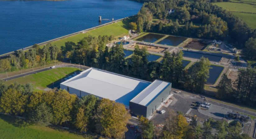 Vartry Water Treatment Plant Aerial View