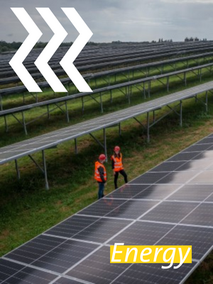 Energy engineers on a solar panel PV installation | Careers | Veolia Ireland