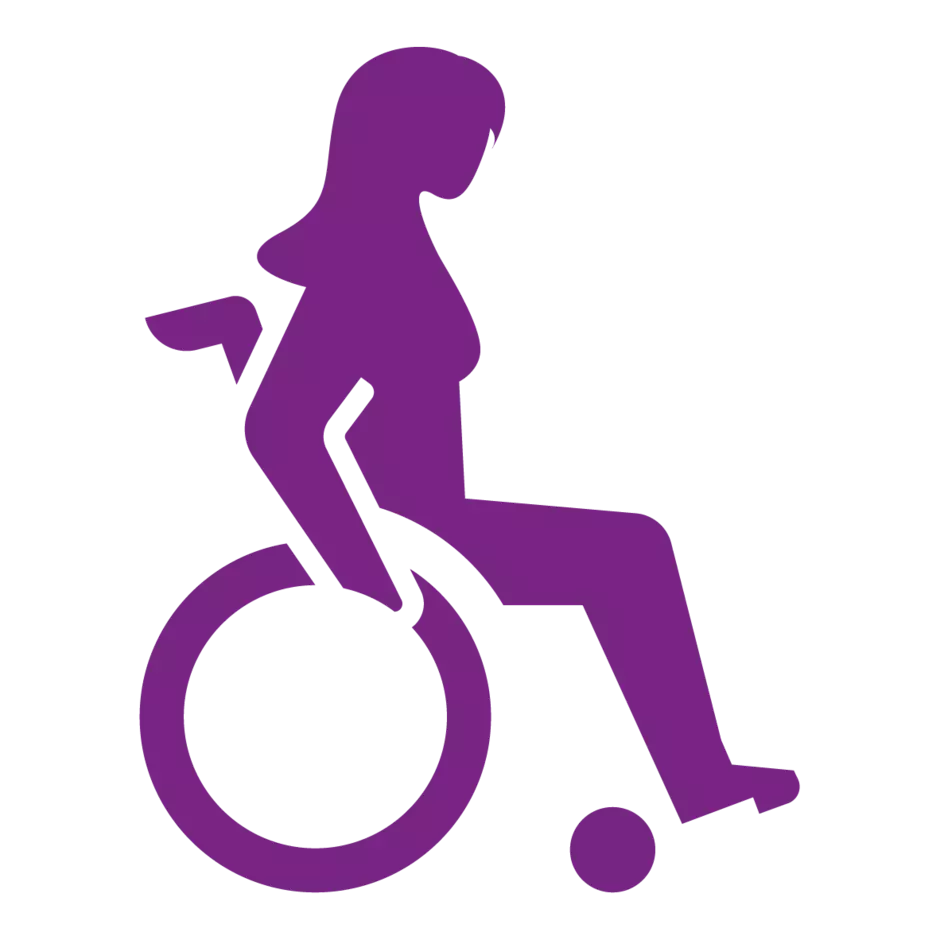 disability picto purple