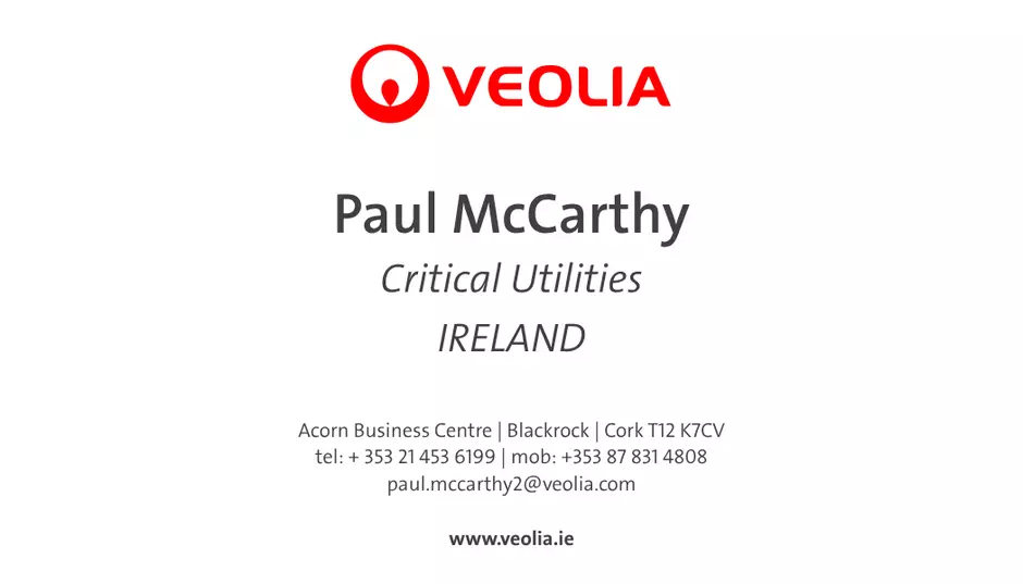 Paul McCarthy | Critical Utilities | Business Card