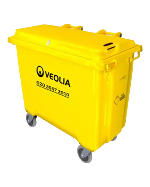 Clinical Waste wheelie bin