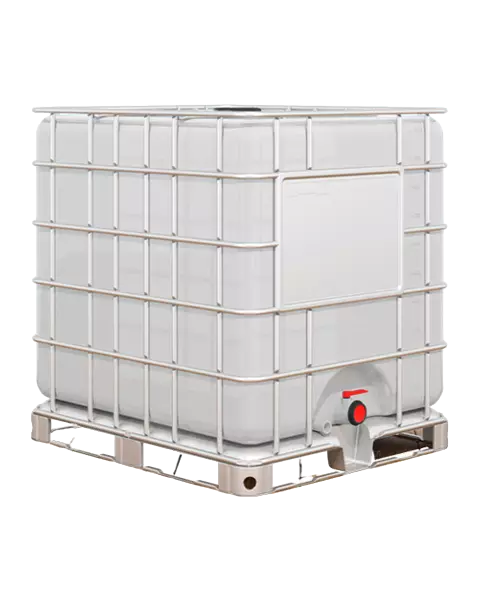 IBC container for mixed packaged hazardous waste