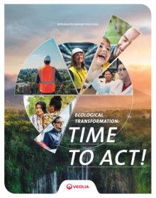 Veolia Group Integrated Report 2022-23 cover