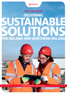 Veolia Ireland and Northern Ireland Sustainability Report 2021 Cover