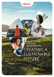 Veolia Ireland and Northern Ireland Sustainability Report 2022 Cover | A selection of photos